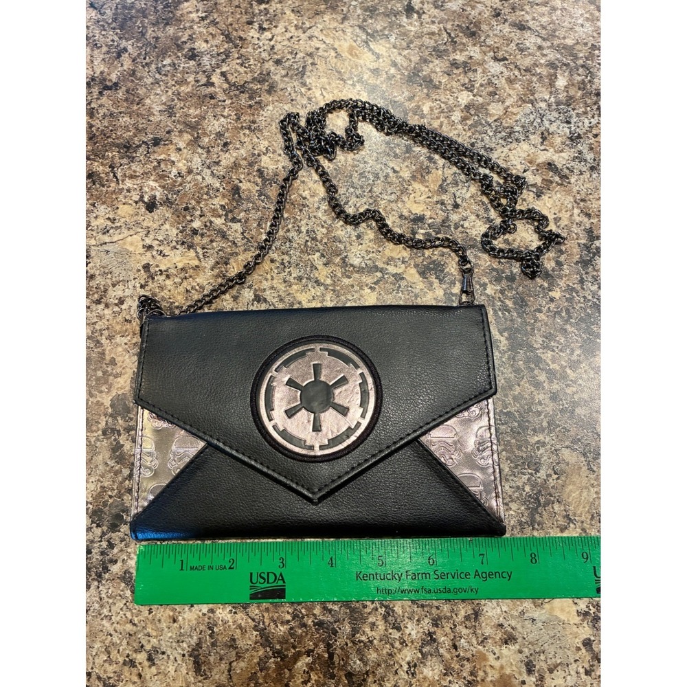 Star Wars Imperial Galactic Empire Crossbody Wallet Bag Black Stormtrooper Bag